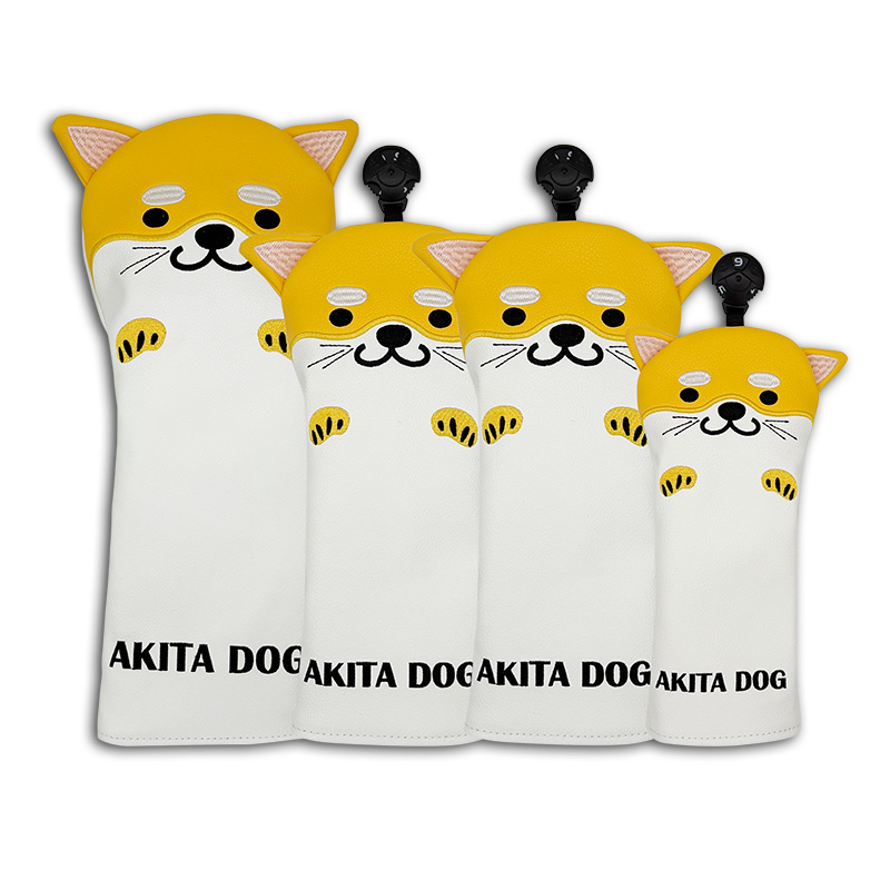 Headcover Driver - Golf Club Headcovers Set Dog Cartoon