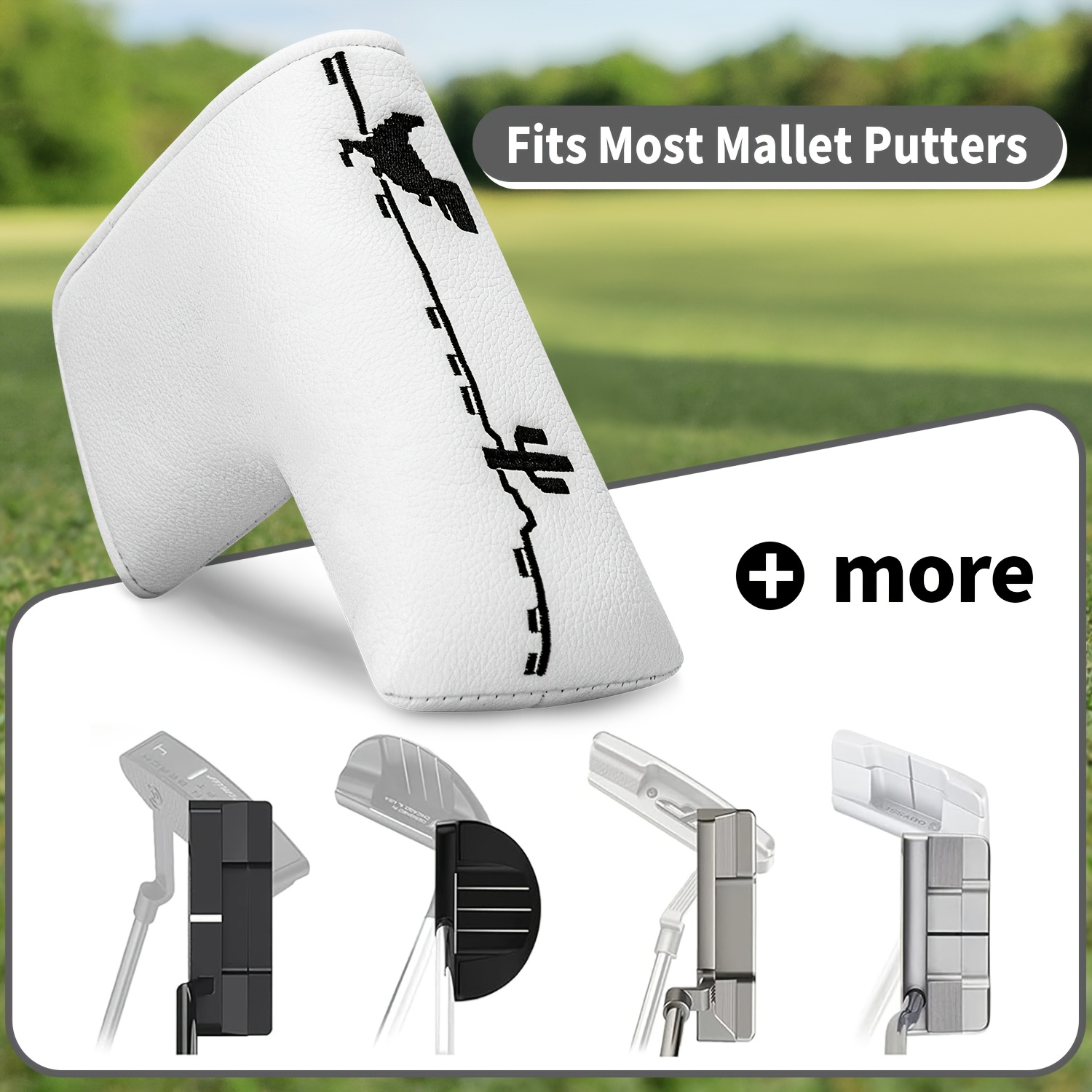 Dinosaur & Crossbones Golf Put - Headcover Driver ulasan dan harga
