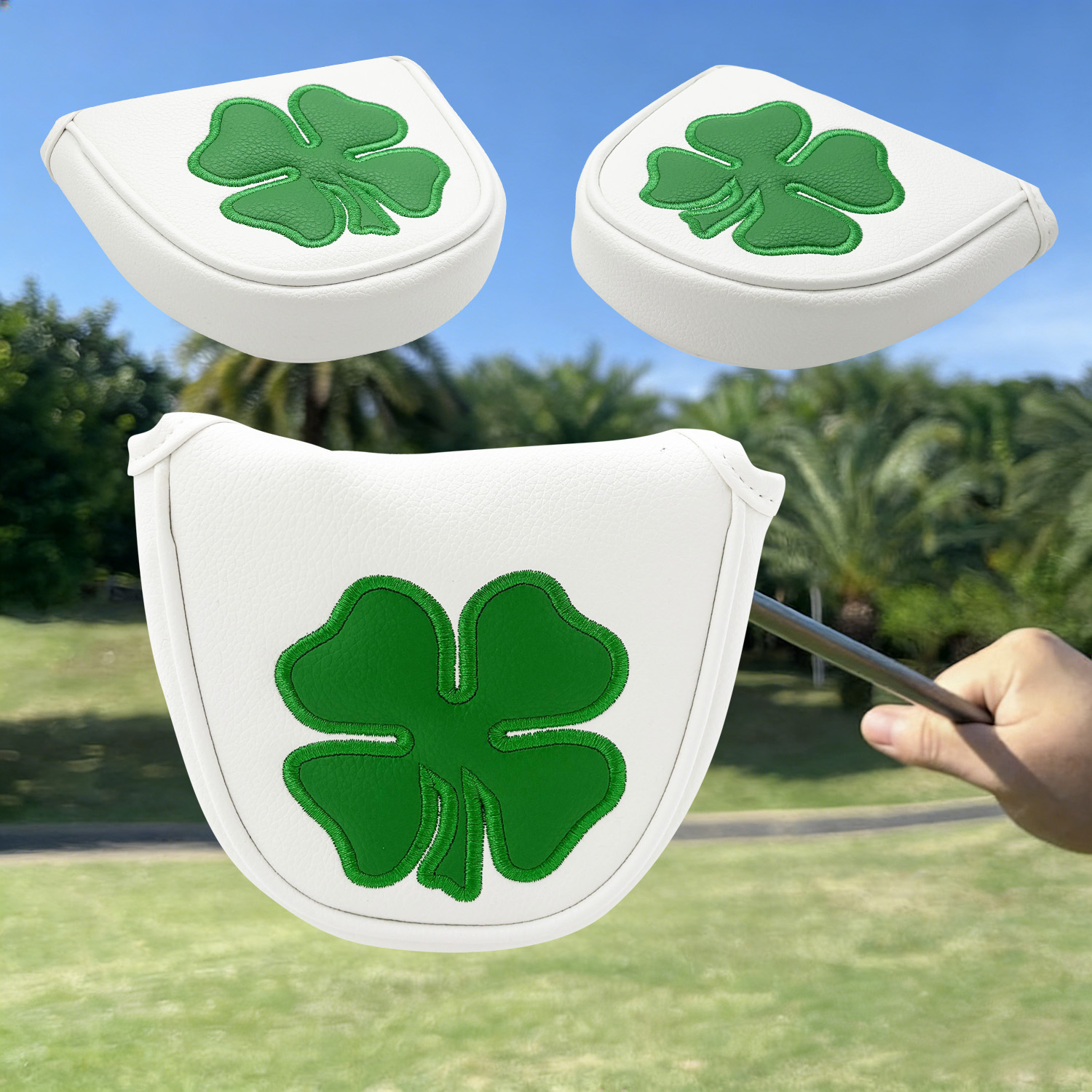 1pc Putter Head Cover, 'Clover - Golf Equipment Deals ulasan dan harga