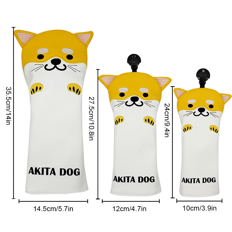 Golf Club Headcovers Set Dog C - Headcover Driver ulasan dan harga