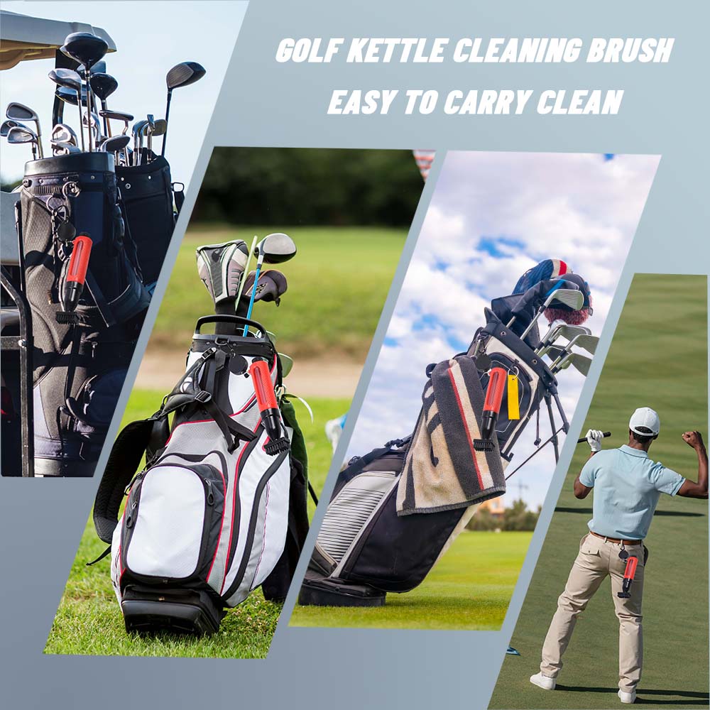 Golf Club Cleaning Brush with  - Golf Equipment Holder ulasan dan harga