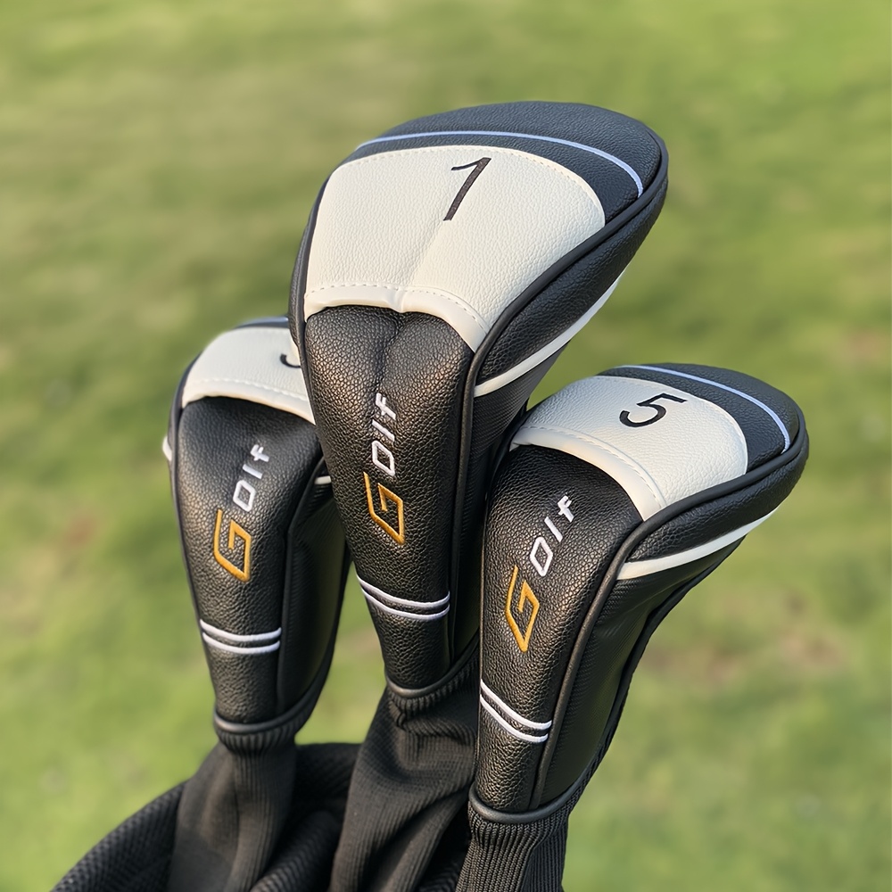 1pc/3pcs Golf Headcovers - Dri - Headcover Driver ulasan dan harga