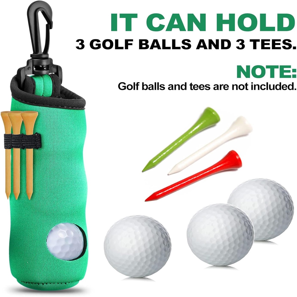 1pc Golf Tee Holder, Golf Ball - Golf Equipment Holder ulasan dan harga