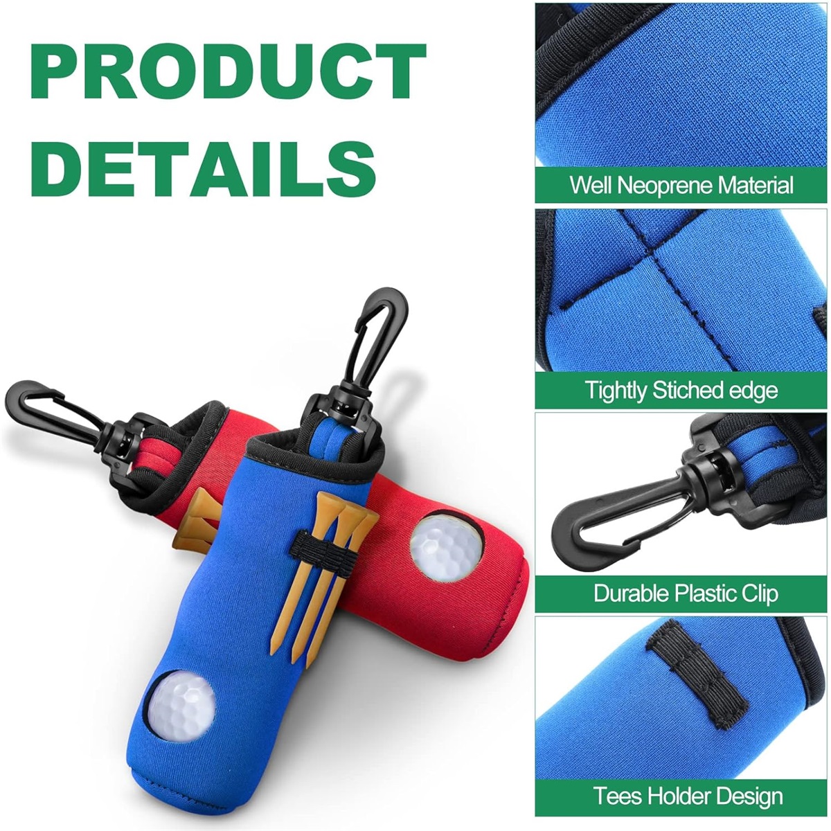 1pc Golf Tee Holder, Golf Ball - Golf Equipment Holder ulasan dan harga